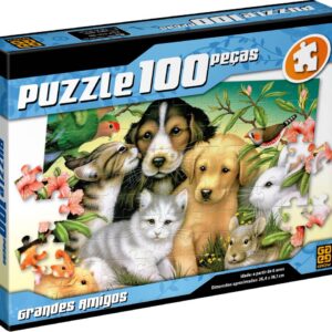 Puzzle 100 peças Grandes Amigos