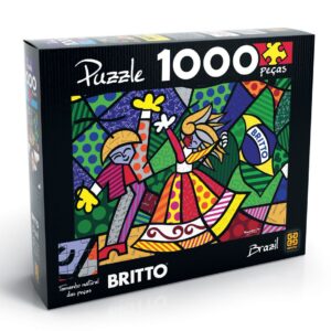 Puzzle 1000 peças Romero Britto Brazil