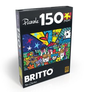 Puzzle 150 peças Romero Britto Mias Garden