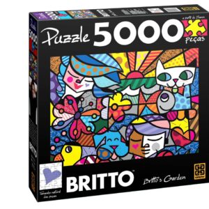 Puzzle 5000 Peças Romero Britto – Brito’s Garden