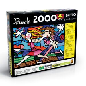 Puzzle 2000 peças Romero Britto – Love Blossoms