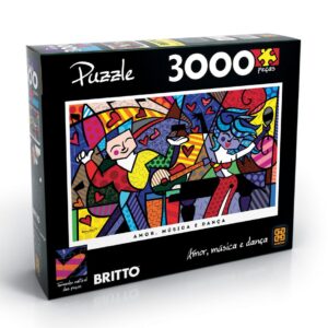 Puzzle 3000 peças Romero Britto – Amor Música e Dança