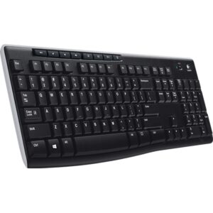 Teclado Wireless K270 Multimidia Abnt2 Preto Logitech