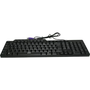 Teclado Slim Multimidia 1880 Ps2 Preto Pisc