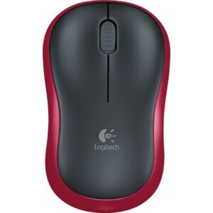 Mouse Wireless Nano M185 Vermelho Logitech