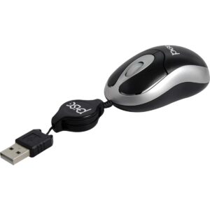 Mouse Optico Retratil 1810 Usb Preto Pisc