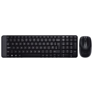 Kit Teclado E Mouse Wireless Mk220 Preto Logitech