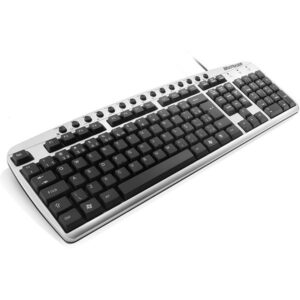 Teclado Mult Ps2 Tc072 Preto/prata Multilaser