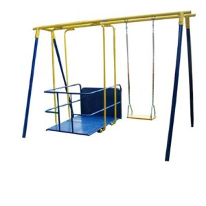 Playground Adaptado Gangorra de Ferro Cadeirante