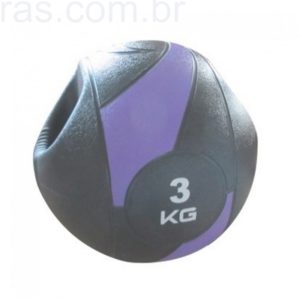 MEDICINE BALL C/ PEGADA – 3KG / 230MM – LIVE UP