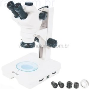 MICROSCOPIO ESTEREOSCÓPICO TRINOCULAR LED 2W