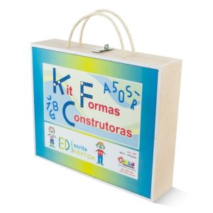 Escrita Divertida – Kit de formas construtoras – 3057