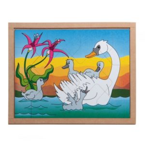 Quebra-cabeça Animais e Filhotes – Cisne – 3110 – 3110