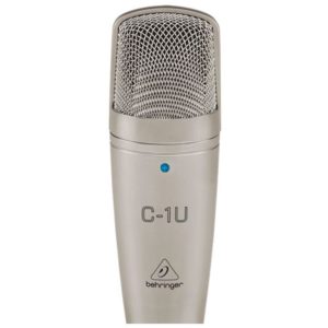 Microfone Condensador C1U USB Prata BEHRINGER