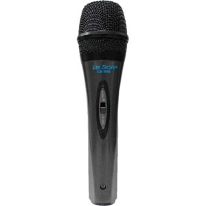 Microfone de Mão Dinâmico LS300 Preto LESON