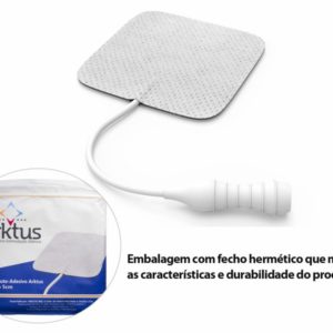 Eletrodo Autoadesivo Quadrado 5x5cm – 4 unidades – Arktus