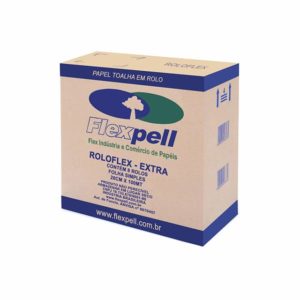 Papel Toalha Rolo Flex 25cmx50m Extra – Flexpell